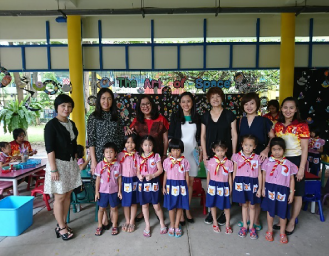 幼教系辛靜婷老師接待泰國幼兒園教師Project-based STEM參訪團，進行幼兒園參訪及辦理STEM工作坊。